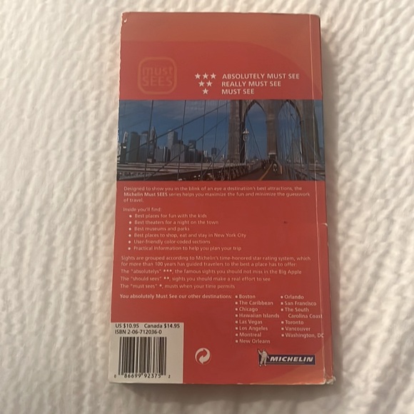 New York City “Must Sees” by Michelin Travel Publications - Picture 3 of 6